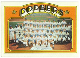 1972 Topps Baseball Cards      522     Los Angeles Dodgers TC